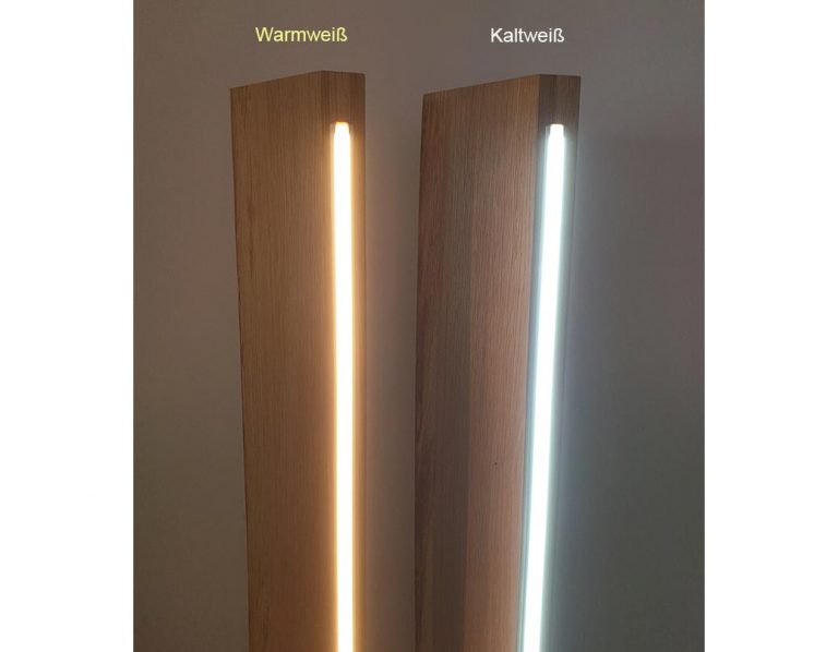 Stehlampe "Farsund" aus massiver Esche - Jagdfallen Steingraf